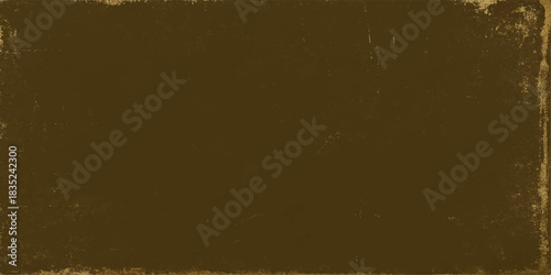 A worn brown vintage parchment paper texture with a grunge film strip border background for an aged antique design
