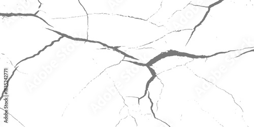 Old cracked paint texture on dirty gray concrete surface and broken cement wall pattern