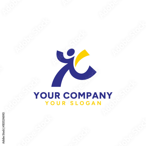 Sleek logo symbolizing agility and athleticism.