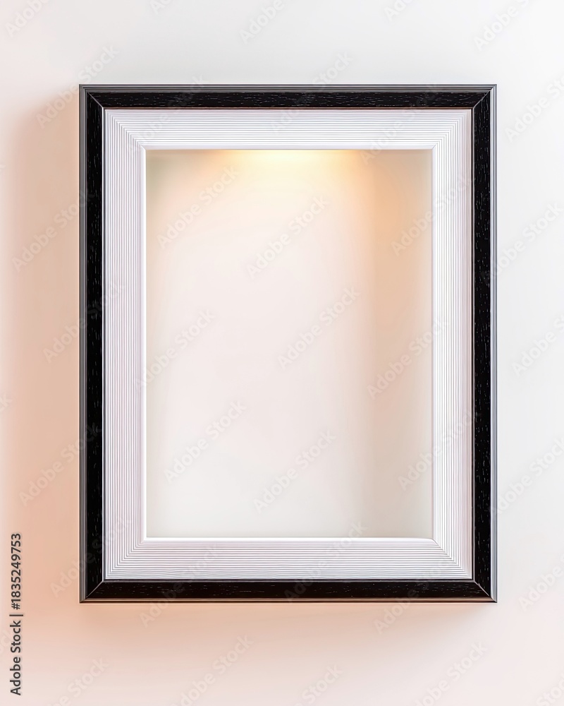 Fototapeta premium Empty Picture Frame on Wall