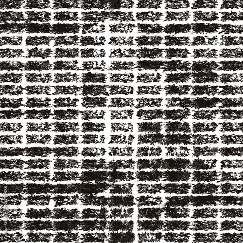 The dense, noisy texture imitates a brick wall or a surface of tiles overgrown with moss.