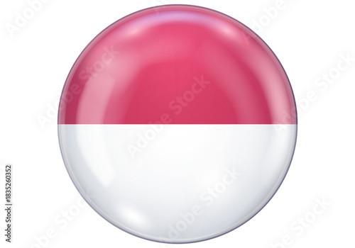 Glossy 3D Button Sphere with Poland National Flag Colors Red and White Horizontal Stripes Isolated Icon Emblem Free Download Glossy 3D Button Sphere with Poland National Flag Colors Red and White Horizontal Stripes Isolated Icon Emblem - GFXLoad