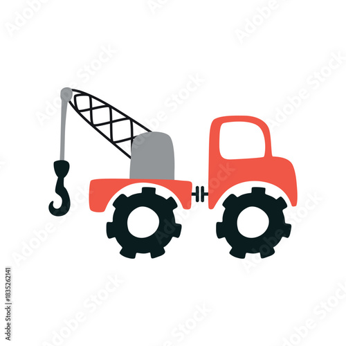 Crane manipulator truck designed for efficient lifting and transporting tasks in various applications