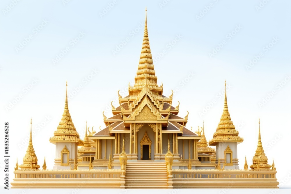 Fototapeta premium Temple architecture building pagoda.