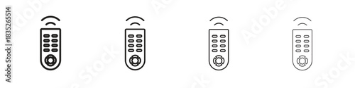 Remote control icon on white background. Modern simple icon vector illustration.