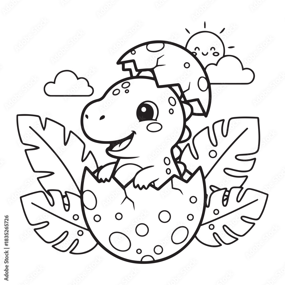 Fototapeta premium Mega Coloring Book Bundle: Cute Dinosaurs, Ocean Animals for Kids & Stress Relief Mandala Art for Adults