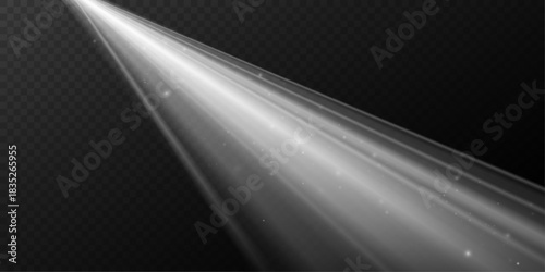 Realistic Volumetric Light Effect with Dust for Scene Highlighting.