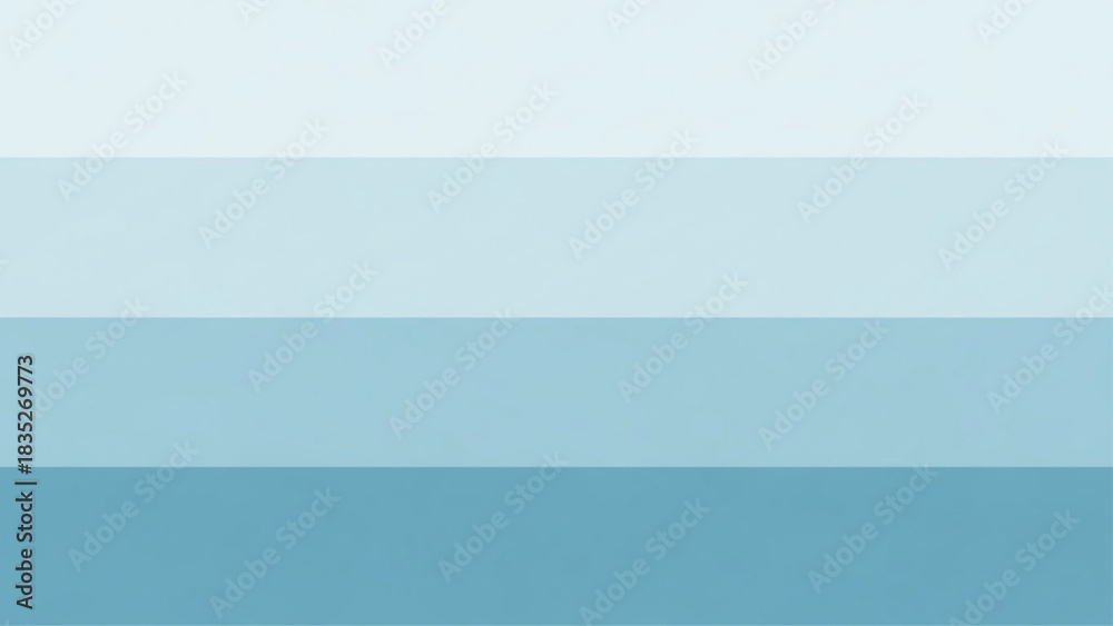 Obraz premium Minimal Abstract Background with Soft Blue Horizontal Bands for Web Headers
