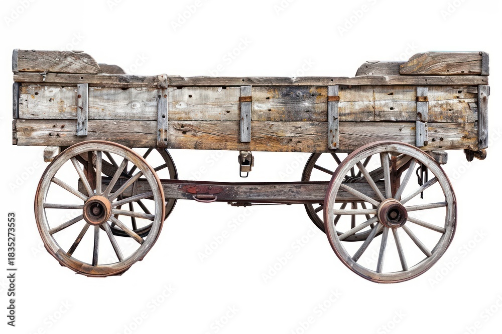 Fototapeta premium Wagon wagon transportation vehicle.