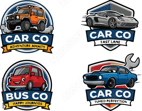 set of cars icons