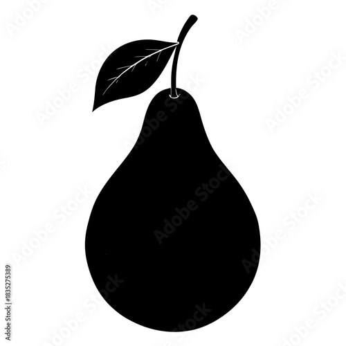pear isolated on white