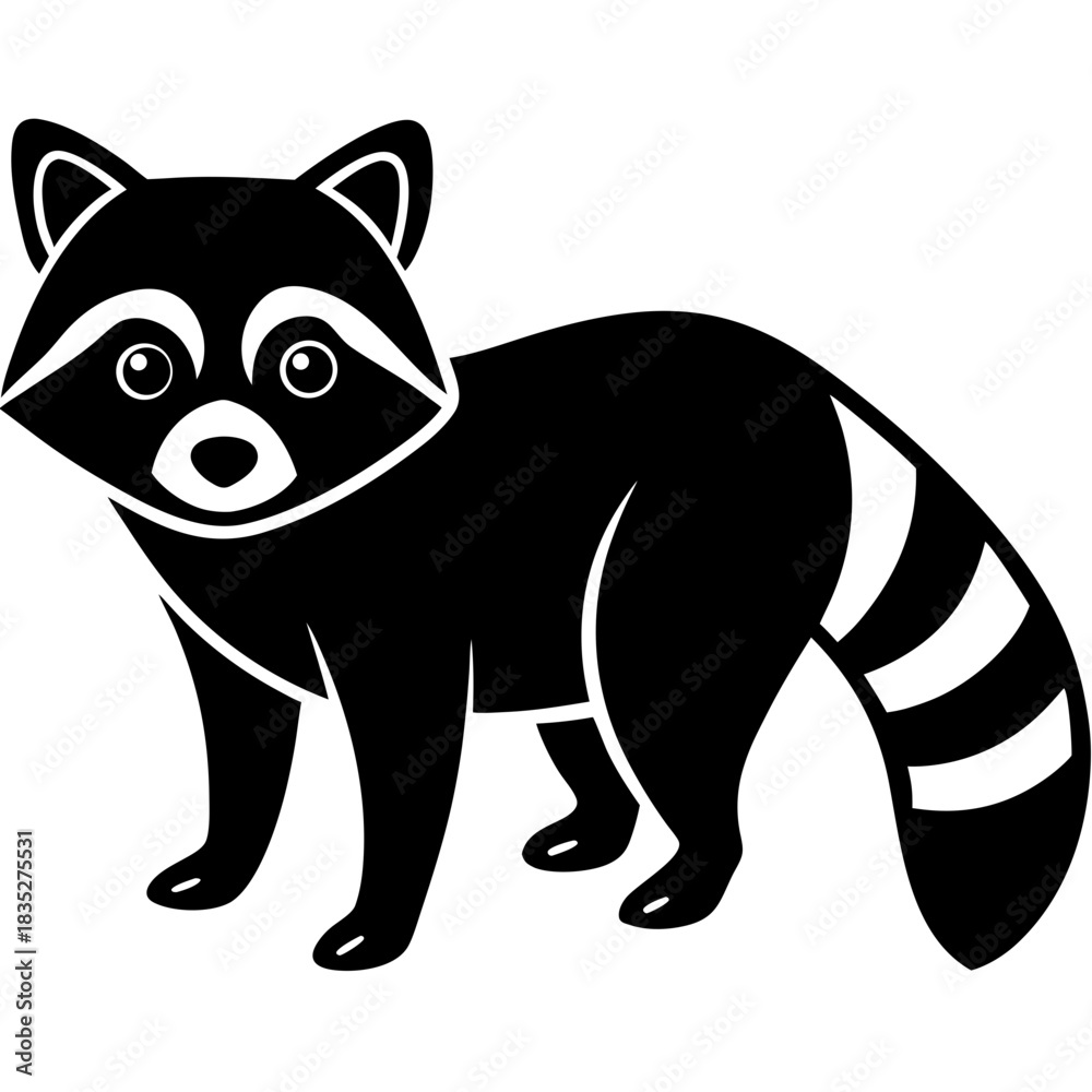 Obraz premium vector illustration of a cartoon tiger