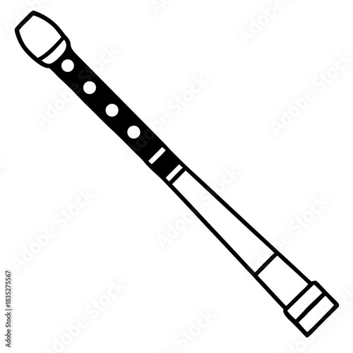 vector illustration of a wooden spoon