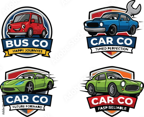 set vector illustration of a Car
