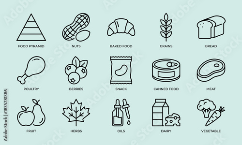 Ultimate vector bundle: food pyramid, cute otter couple, agile scrum icons, colorful polka dot washi tape, and scheduling elements for diverse design projects.