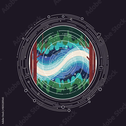 pohon hutan tembok tinggi air ikan wanita hewan tumbuhan kabel menuntai api air