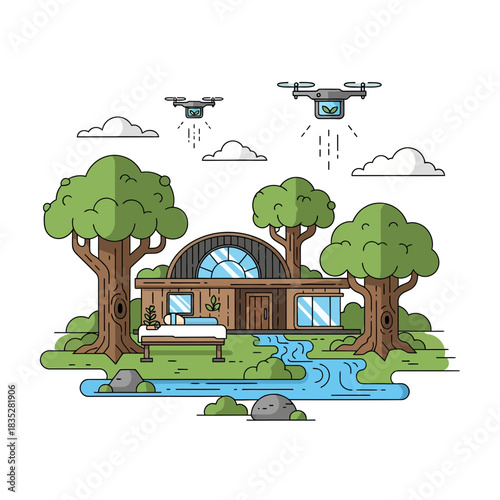 pohon hutan tembok tinggi air ikan wanita hewan tumbuhan kabel menuntai api air