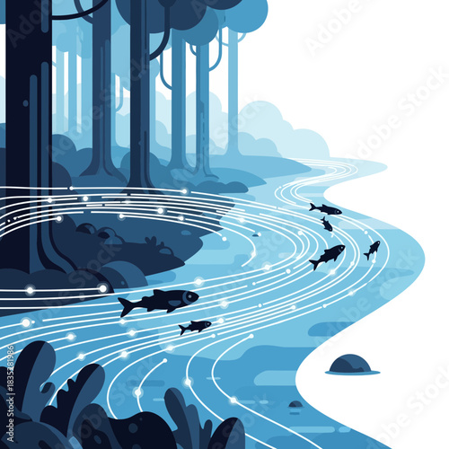 pohon hutan tembok tinggi air ikan wanita hewan tumbuhan kabel menuntai api air