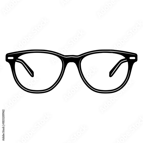 Stylish eyeglass frames vector illustration for vision correction and fashion accessory for eye wear needs