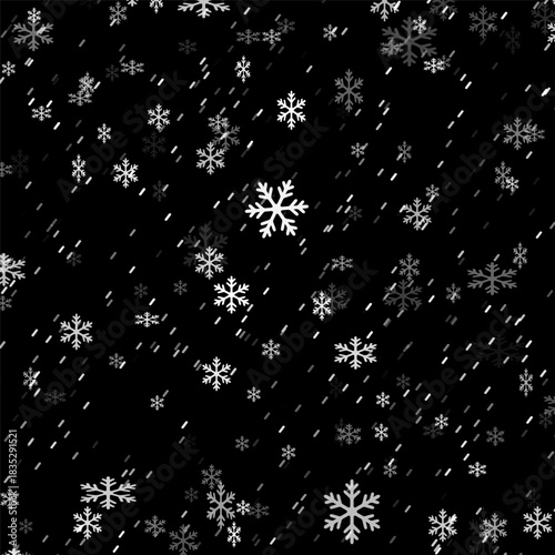 Winter Snowfall Background