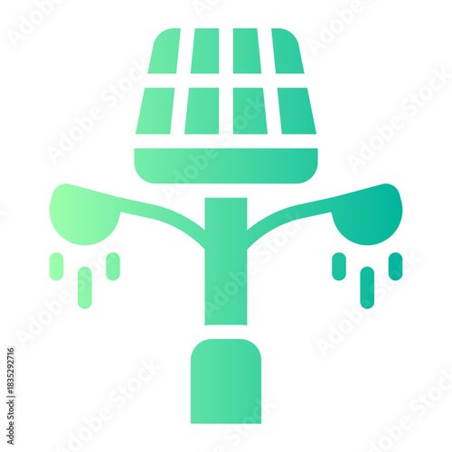 street light gradient icon