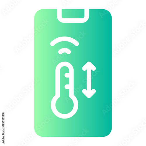 thermostat gradient icon