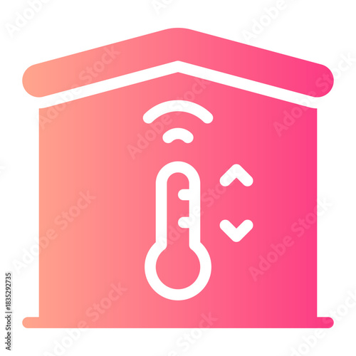 temperature control gradient icon