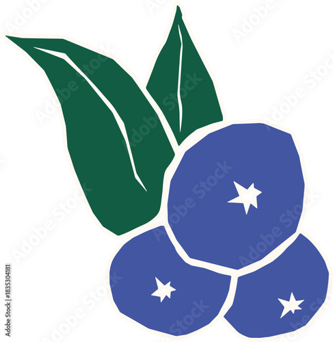 Blueberries Sticker