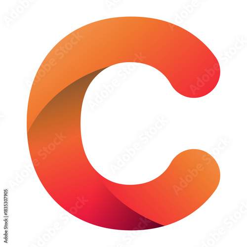 Letter C Logo Design. Modern Abstract Symbol Vector.