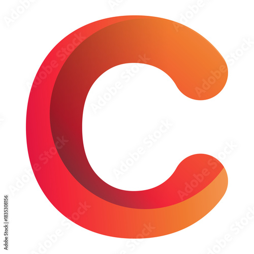 Letter C Logo Design. Modern Abstract Symbol Vector.