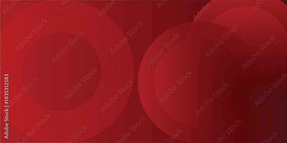 Obraz premium Red abstract background. Dynamic shapes composition