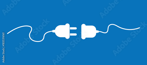 electricity, power, plug, socket, disconnected, connection, unplugged, energy, wire, cable. Drawing of electric plug icon. Disconnected Power Plug Vector –  Electrical Cable and Socket on Transparent 