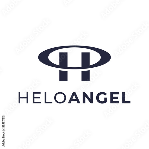 Letter H with a circle at the top of the logo.