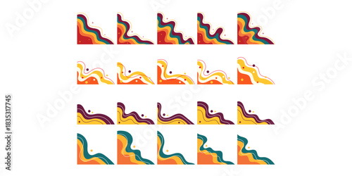 Retro Corner with Line