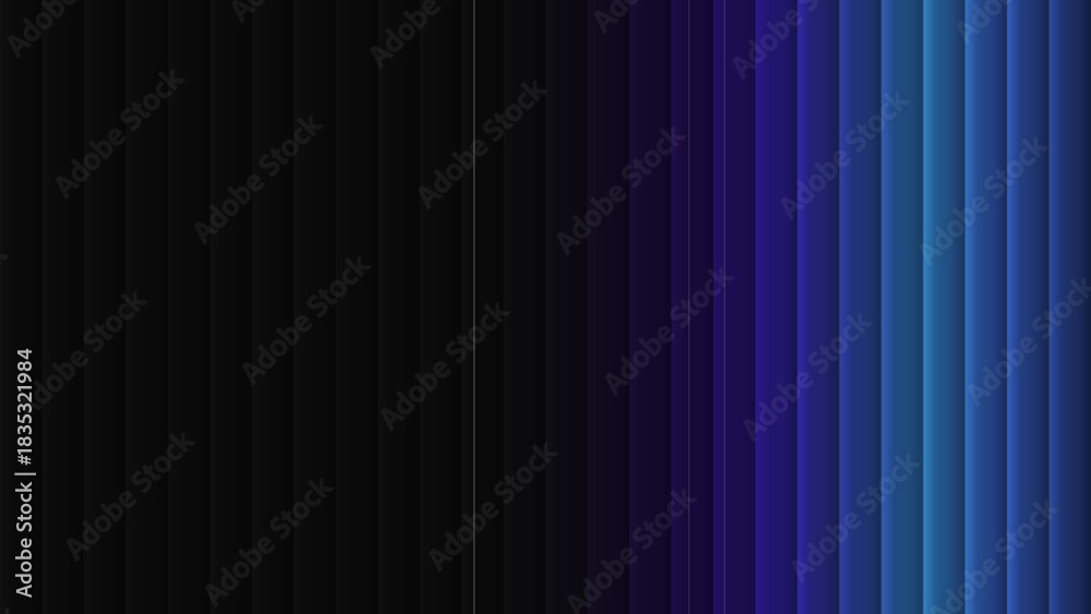Obraz premium Modern Abstract Dark Blue Purple Gradient Vector Background, Geometric Striped Pattern Illustration