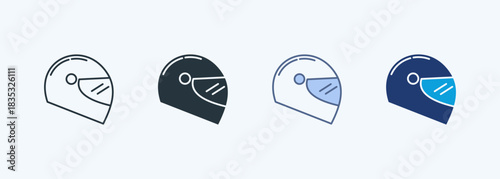 Helmet Multiple Style Icon Collection