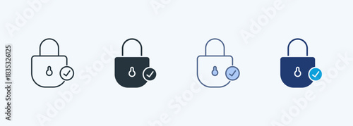 Lock Multiple Style Icon Collection