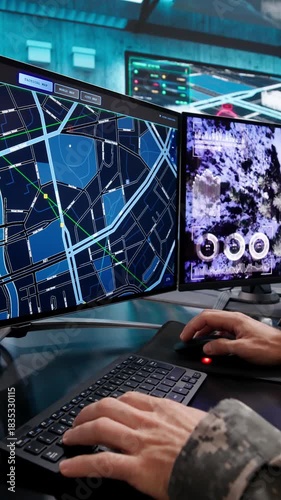 Government Army Using Military Technology