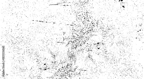 Abstract vector noise. Small particles of debris and dust. Distressed uneven background. Grunge with fine grains isolated on white background. Vector illustration. EPS10.