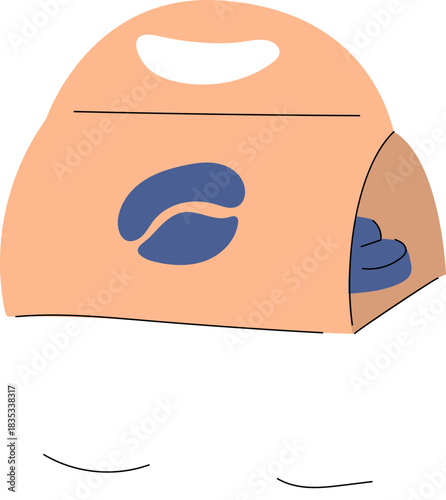 Takeaway Coffee Cups Vector Illustration