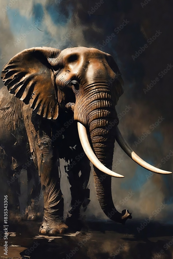 Obraz premium Elephant animal trunk 