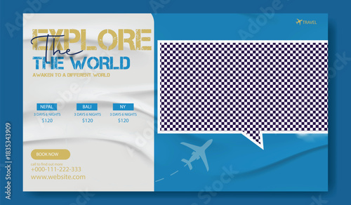 Explore the world with us plan your next adventure and discover amazing destinations with special offers.
Time to explore the world with an exciting travel offer featuring waterfalls beaches and peopl