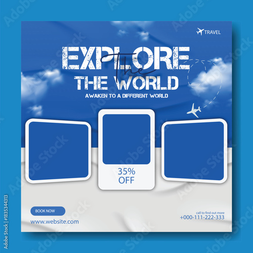 Explore the world with us plan your next adventure and discover amazing destinations with special offers.
Time to explore the world with an exciting travel offer featuring waterfalls beaches and peopl