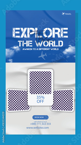 Explore the world with us plan your next adventure and discover amazing destinations with special offers.
Time to explore the world with an exciting travel offer featuring waterfalls beaches and peopl