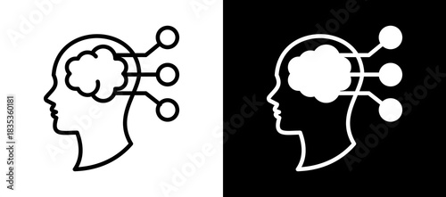Neural Interface whiteblack icon