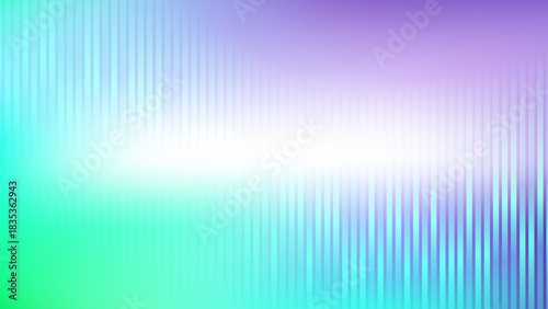 Abstract Vertical Lines Gradient Background in Mint Green and Purple Hues