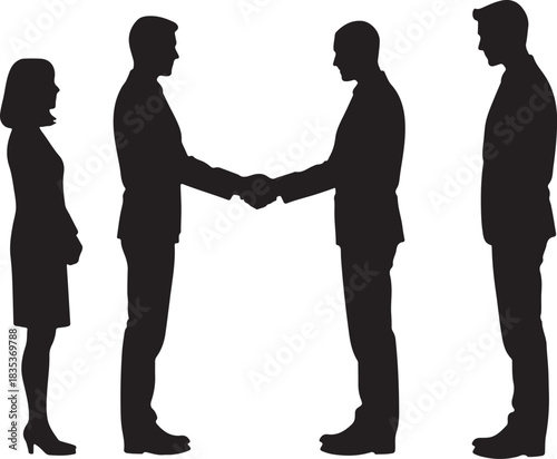 business people shaking hands