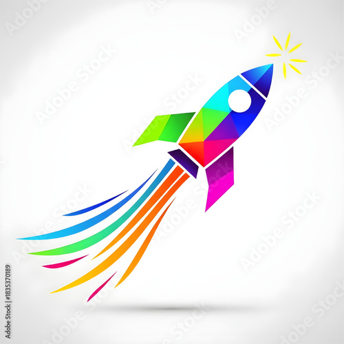 Startup Vector Icon - Innovation, Technology, and Business Growth Concept 