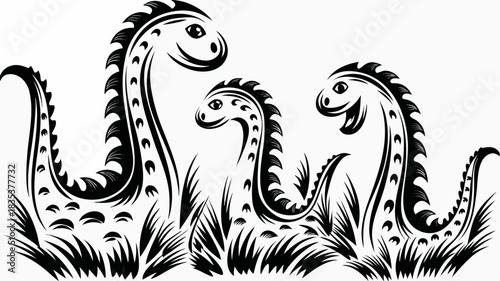 vector illustration of a peacock