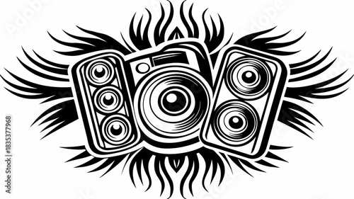 abstract music background